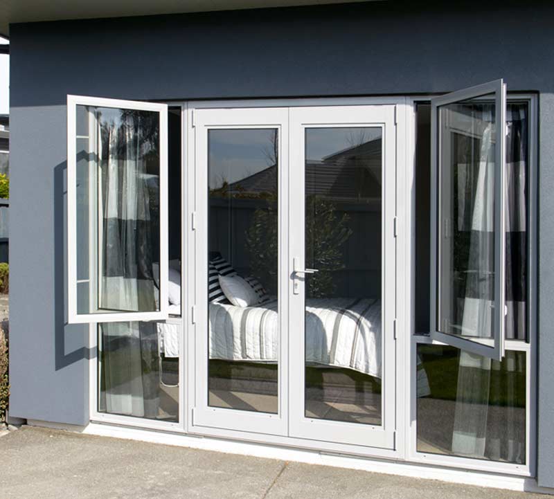 Aluminium doors